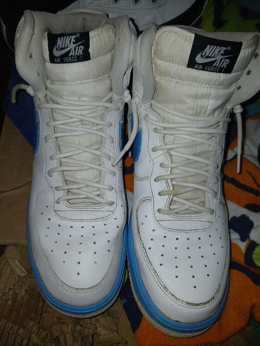 Nike Air Force 1 Mid Men’s White / Light Blue Sneakers